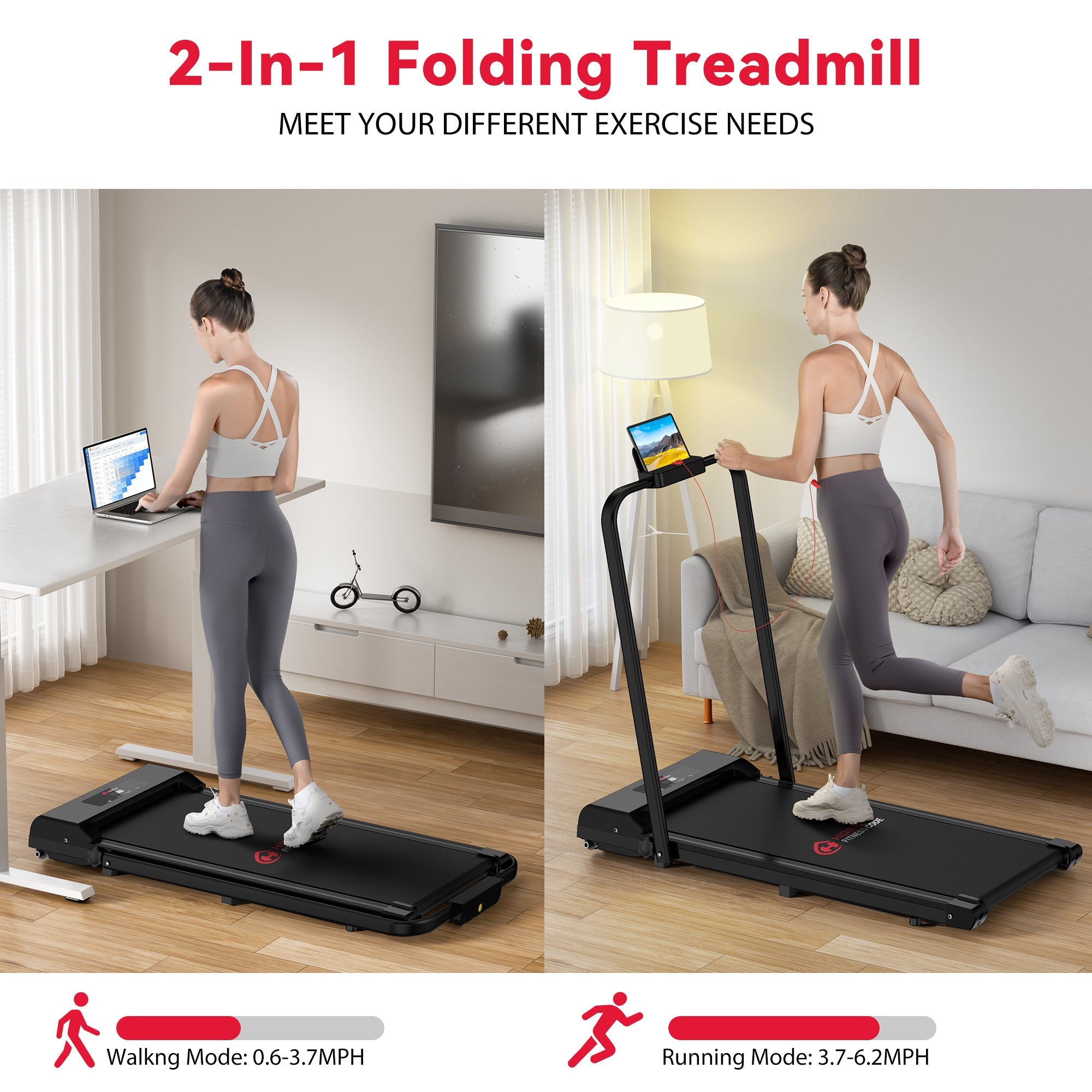 Compact FlexiFit Treadmill