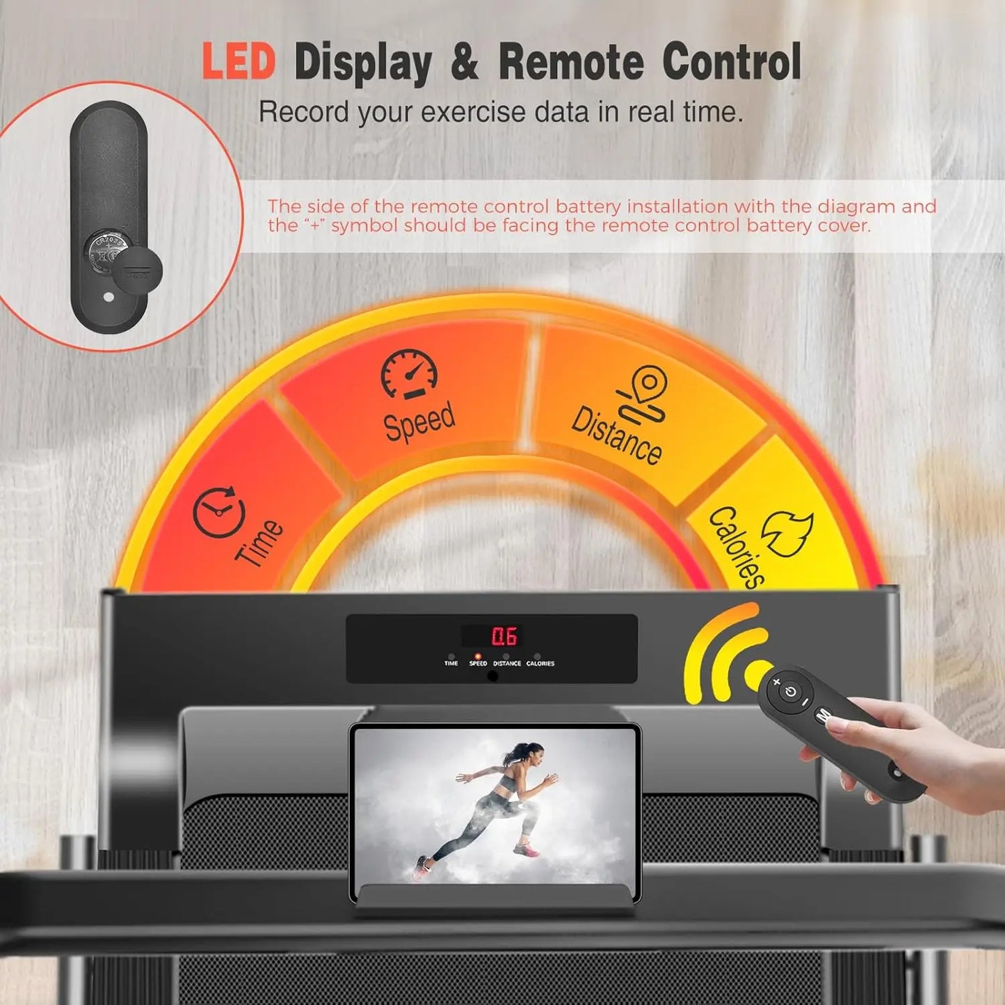 Compact FlexStride Pro Folding Under Desk Treadmill